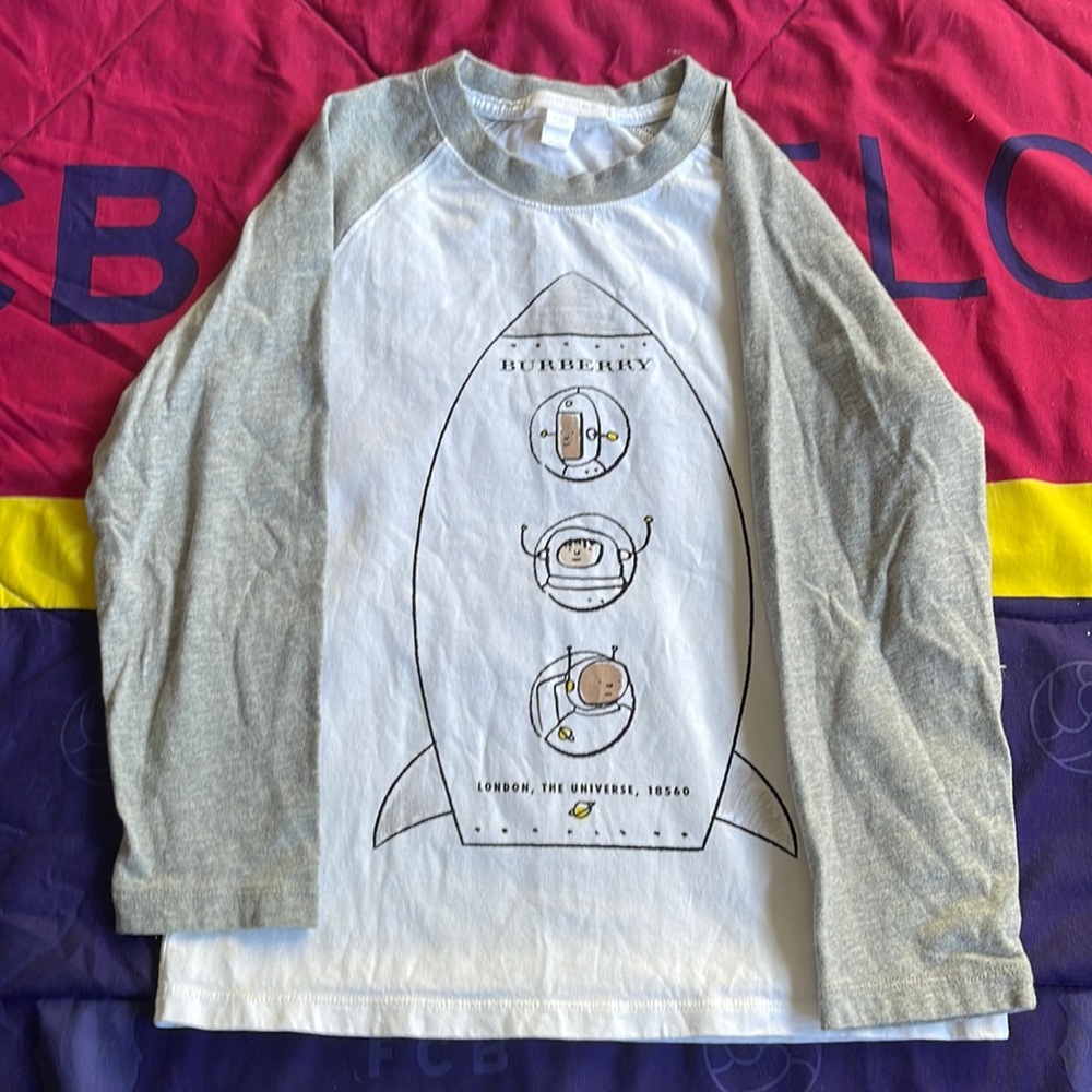 Burberry long sleeve cotton shirt